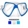 Masque MARES X-VISION MID jupe transparente bleu