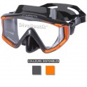 Masque SCUBAPRO CRYSTAL VU jupe noire orange