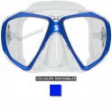 Masque SCUBAPRO SPECTRA jupe transparente / bleu