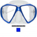Masque SCUBAPRO SPECTRA jupe transparente / bleu