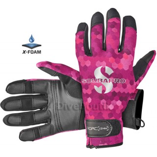 Gants SCUBAPRO TROPIC 1,5 mm flamingo Gants SCUBAPRO TROPIC 1,5 mm flamingo