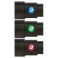 Bouton lumineux indicateur du niveau de la batterie du phare BIGBLUE VL4600P
